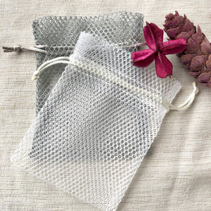 Small Shower Steamer Pouches White - 3" x 4" - 10 per pack